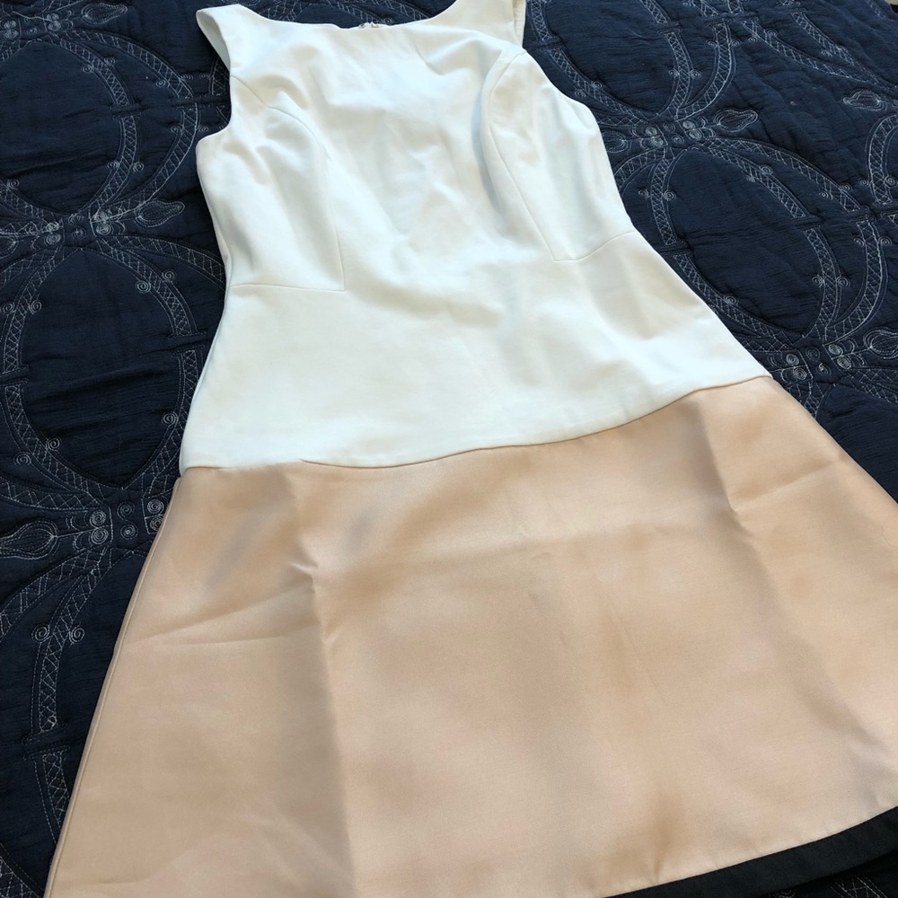 Anthropologie Maeve Gold Dipped Dress